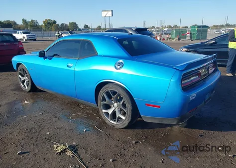 2015 Dodge Challenger R/T из США, поврежденный, VIN 2C3CDZAT9FH843296